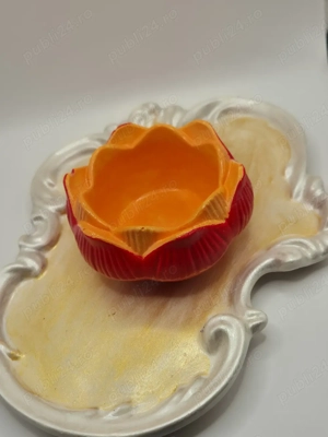 Set tăviță si suport lumanare 