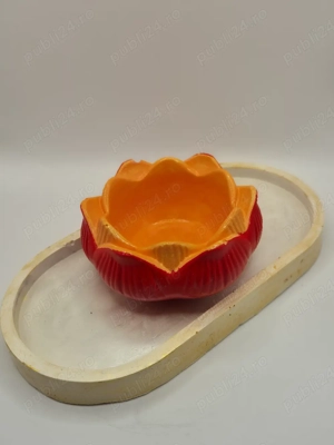 Tava si suport lumanare 