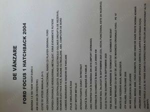 Ford Focus 1 2004 1.6 cm benzina - imagine 3