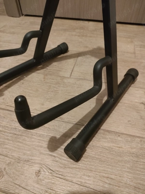 Suport chitara de podea pliabil cu protectii cauciucate - imagine 2