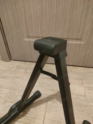 Suport chitara de podea pliabil cu protectii cauciucate - imagine 3