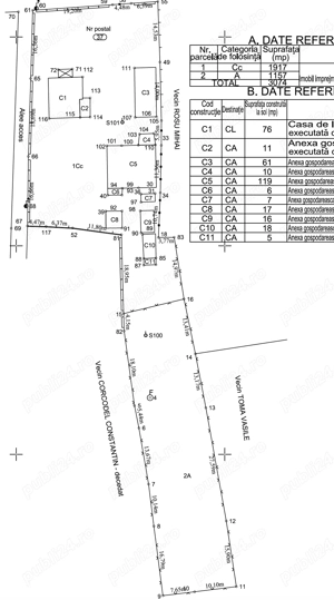2 Case + 3074 mp | 110.000   | Oportunitate rara in zona Corcova - imagine 3