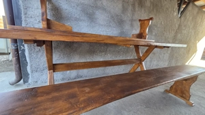 Vand masă de terasă din cireș