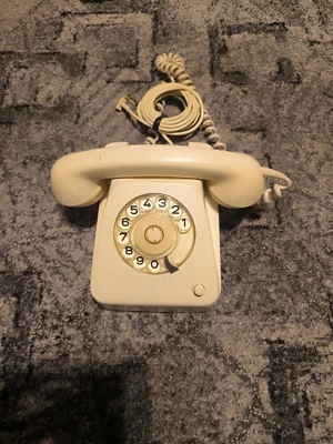 Telefon fix cu disc vintage 