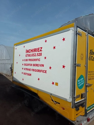 Cub frigorific, dozator, lăzi frigorifice si cort evenimente