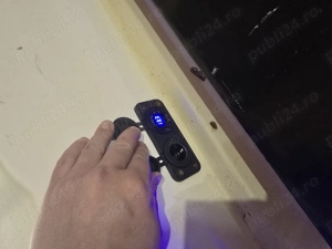 Barcă Rio 400 Goal pescuit + motor Johnson 25cp, EVA deck