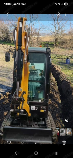Execut lucrări cu miniexcavator - imagine 4