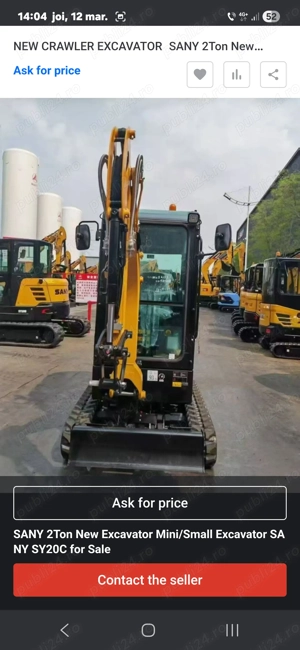 Execut lucrări cu miniexcavator - imagine 3