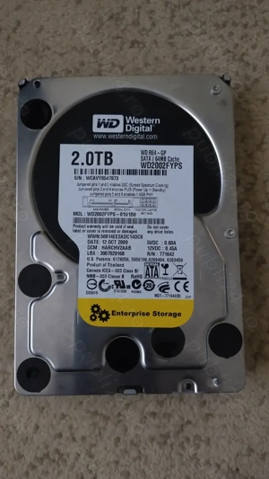 Vand HDD 2 tera Western Digital Black Edition