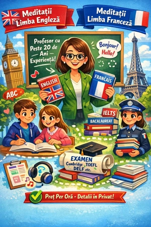 Meditații limba engleză și limba franceză 