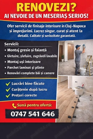 meserias cluj napoca