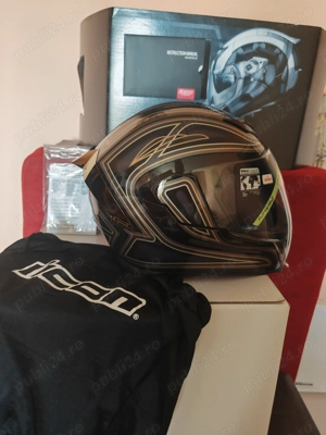 Casca moto Icon Airflite marimea M-L NOUA ochelari soare incorporati - imagine 2