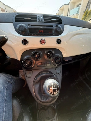 Persoana fizica vand Fiat 500, 1,4 benzina 100 HP an, cutie de viteze manuala 6 trepte. - imagine 6