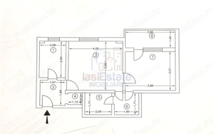 Apartament 2 camere Podu Ros - Palas