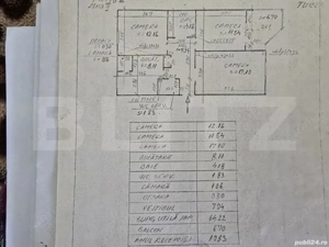 Apartament cu 3 camere, 71 mp, zona Materna, Turda - imagine 8