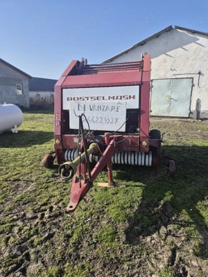 Balotiera Rostelmash Pelikan max 1500 baloti rotunzi - imagine 2