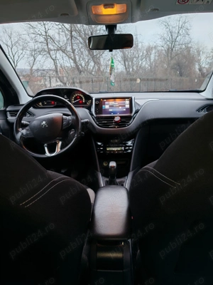 Peugeot 208 Euro 6, 1.2 benzină 90 CP   2016   Climatronic --Navi - imagine 3