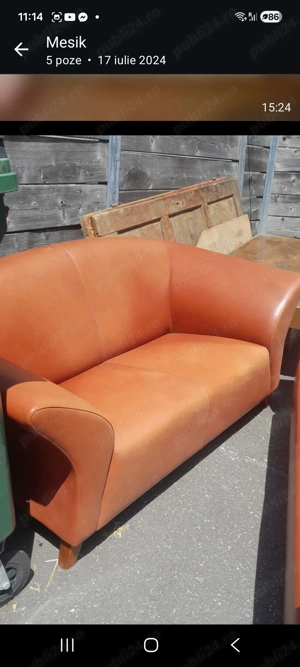 Mobila living..canpele imiratie piele..