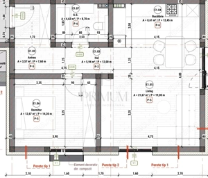 Apartament 2 camere - 57 mp utili - balcon - imagine 4