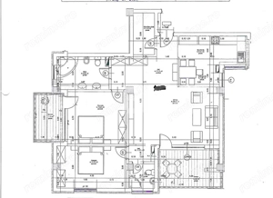 Penthouse cu 3 camere la cheie cartier Iris strada Maramuresului - imagine 14