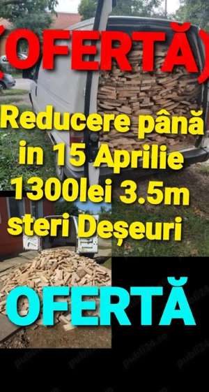 Vînd Lemne (OFERTE )Deseuri  esență Tare 3.5m.steri 