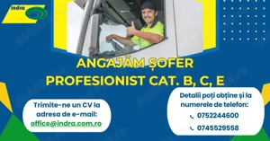 Indra Import Export angajeaza sofer profesionist