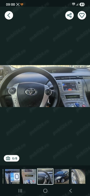 Toyota prius hibrid  - imagine 8