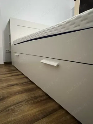 Pat 160x200 cu spatiu de depozitare