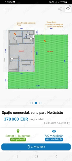 Spatiu Comercial Zona Herăstrău 