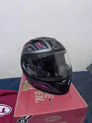 Casca Bell Qualifier Negru Roz Marime XS