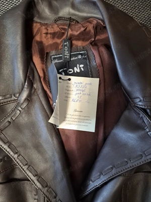 Vând Jachetă din Piele Naturală pentru femei NOUĂ, preț  1000 lei. - imagine 2