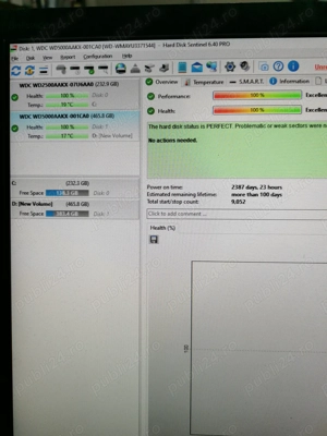 Hdd PC 250 gb si 500 gb wd blue 6 mb
