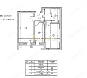 NOU apartament 2 camere gata de mutare