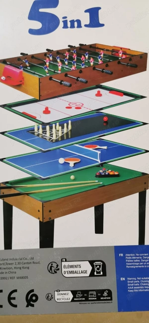 Masă biliard 5 in 1