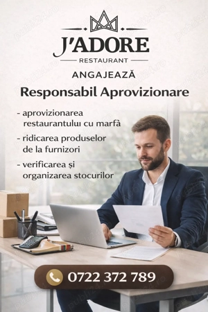 Angajam Responsabil Aprovizionare Marfa