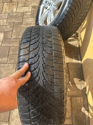 jante cu cauciucuri 225/65/17 nissan xtrail bridgestone  - imagine 4