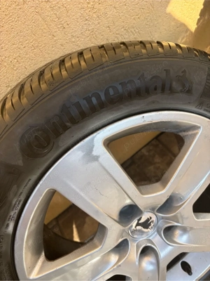 jante  cu cauciucuri continental aproale noi205/55/16 wv skoda audi - imagine 2