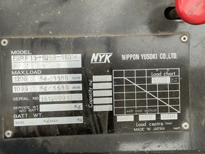 Stivuitor electric Reach Truck NYK Mitsubishi 1.2T 5.5m ridicare - imagine 5