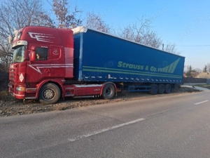 Ansamblu Cap tractor Scania cu semiremorca...