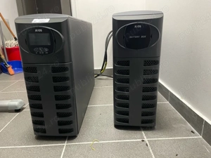 UPS profesional Aros Sentinel XR 5000 (5kVA) + cabinet baterii extern   echipament bancar