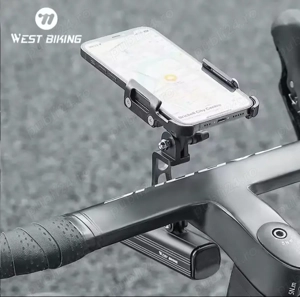 Suport telefon 2 în 1 aluminiu bicicleta șosea cursiera ghidon integrat Go pro lanterna smartphone 