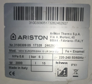Boiler electric Ariston Andris Lux 15 litri 3000w instalare SUB chiuveta - imagine 4