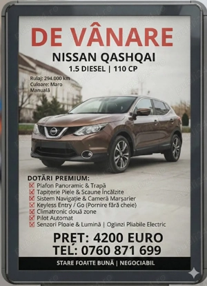 Vând Nissan Qashqai  - imagine 6
