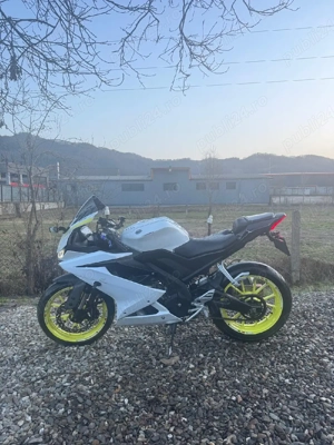 Yamaha yzf r125 2021 competition white - imagine 4