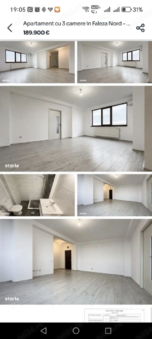 Apartament cu 3 camere în faleza-nord 