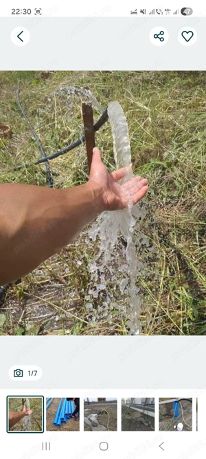 Forăm fântâni  cele mai avantajoase prețuri 