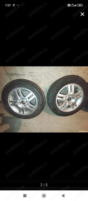 Vând 4 Jante Aliaj, dimensiune R15 cu prindere 4X108. Doar jantele se vând fără anvelope  - imagine 2