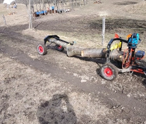 vand transportor de lemne pentru atv/tractoraș/masina de teren. - imagine 3