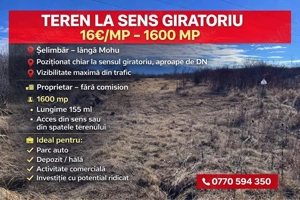 vând teren 1600 mp 