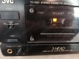 Deck Cassete JVC Tdv 621 digifine.  - imagine 4